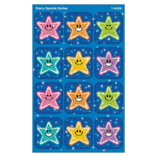 Starry Smiles Sparkle Stickers