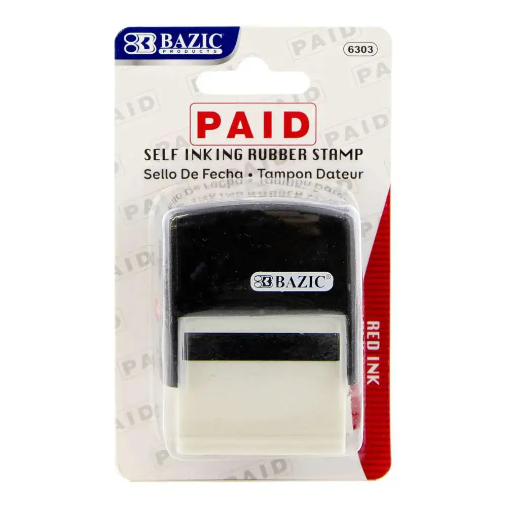 Stamp Paid Red Ink