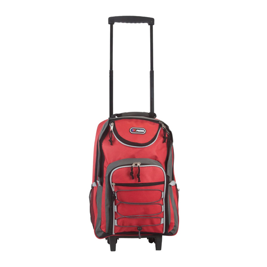 Rolling Backpack Red 20"