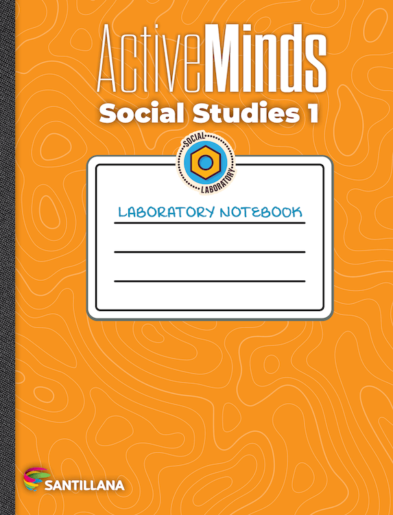 workbook social studies 1 activeminds Santillana laboratory notebook