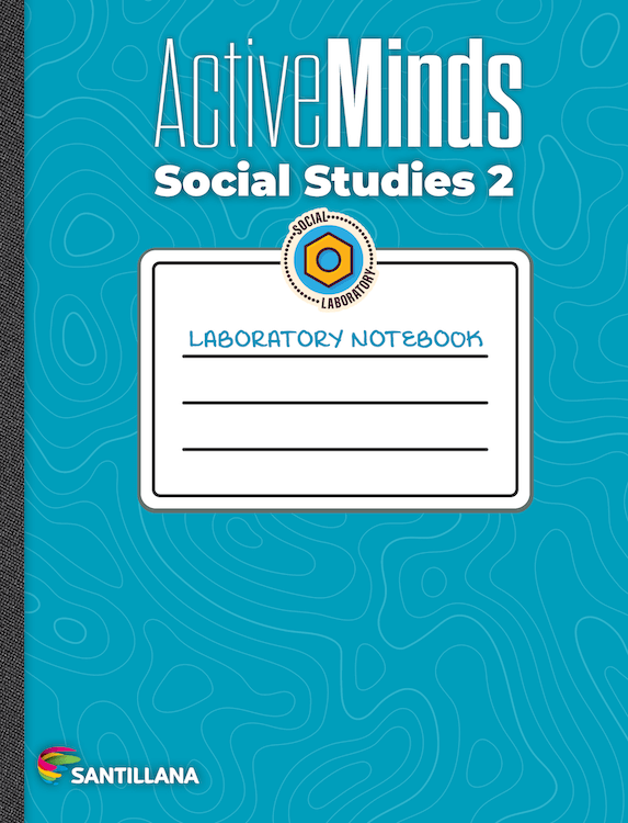 workbook social studies 2 activeminds Santillana laboratory notebook