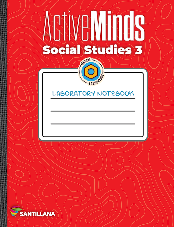 workbook social studies 3 activeminds Santillana laboratory notebook