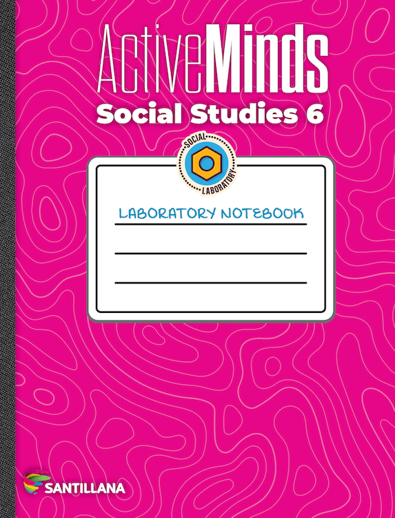 workbook social studies 6 activeminds Santillana laboratory notebook