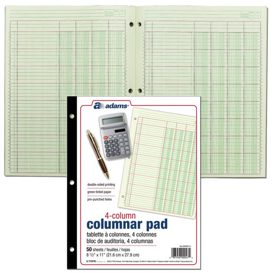 Columnar Pad 4 Columns