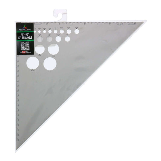 Aluminium Triangle 10" 45/90