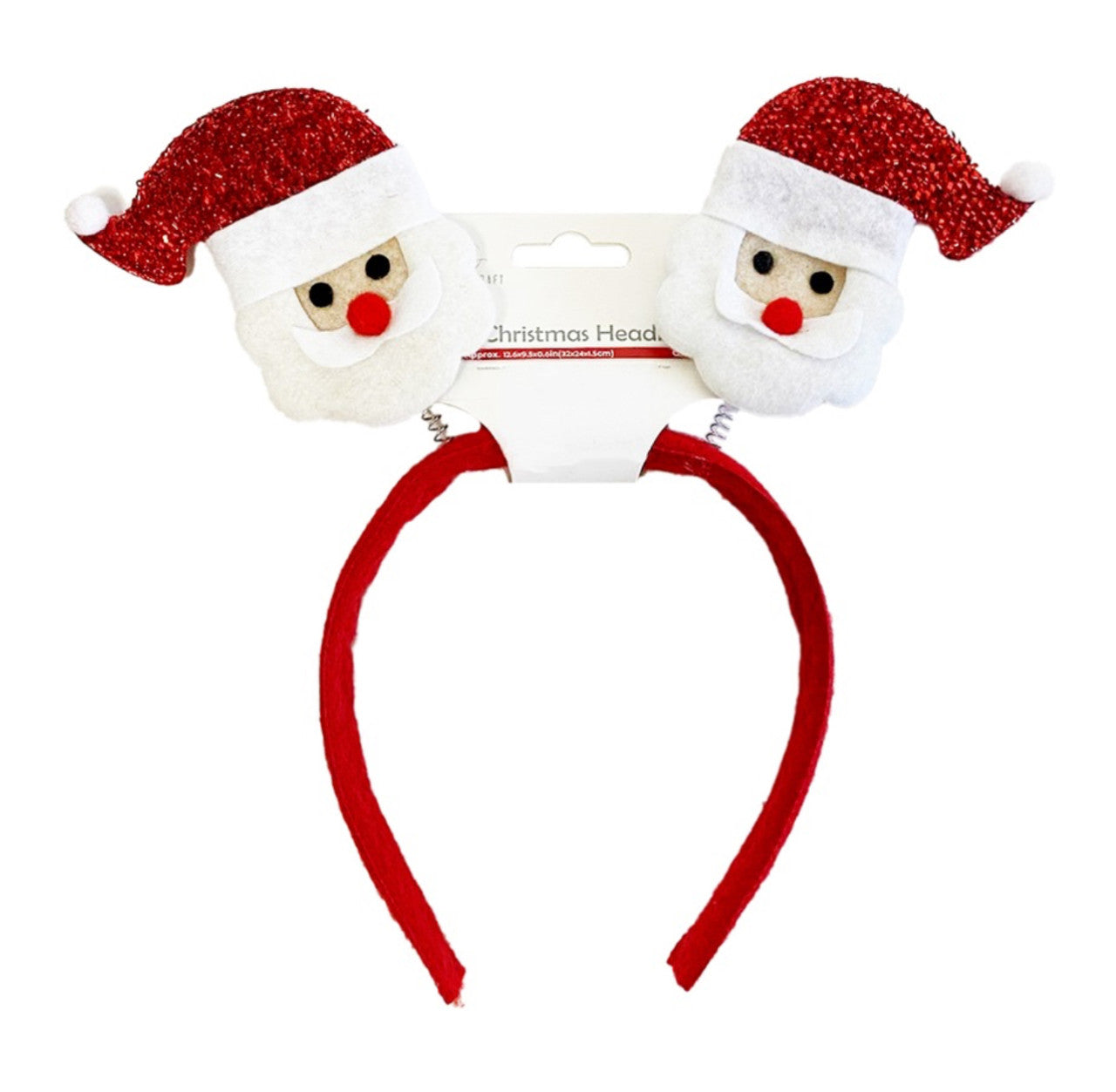 Xmas Headband Santa Face