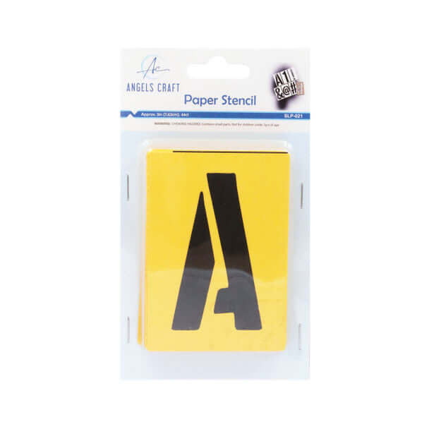 Stencil 3" Letters/Num/Symbols