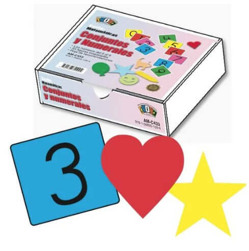 Flash Cards Conjuntos y Numerales