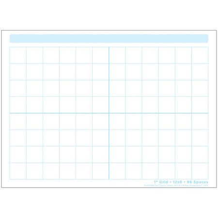 Poly Chart 1" Grid - 9.5" x 13"