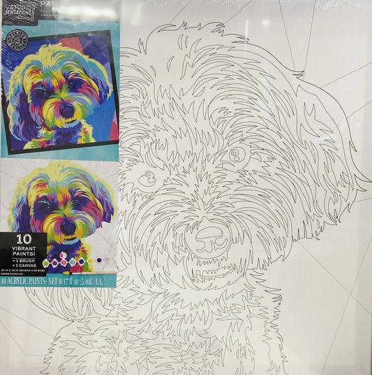 Color-In Pop Art Dog