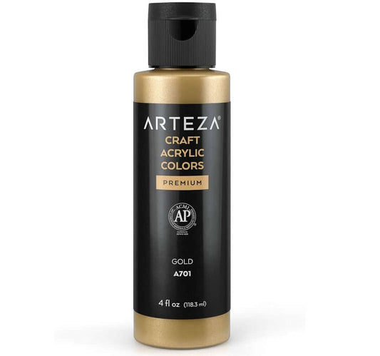 Acrylic Paint 4oz Gold