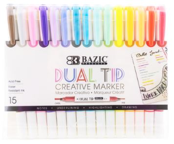 Markers Dual Tip [pk-15]