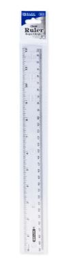 Ruler 12" Clear Plastic