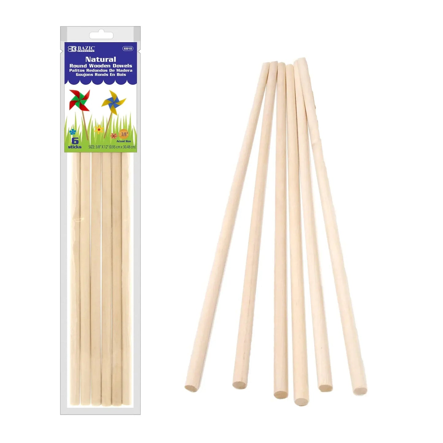 Dowel Rod 3/8" x 12"