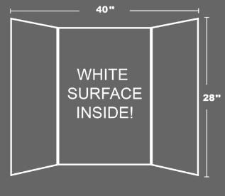 Presentation Board 40 x 28" White