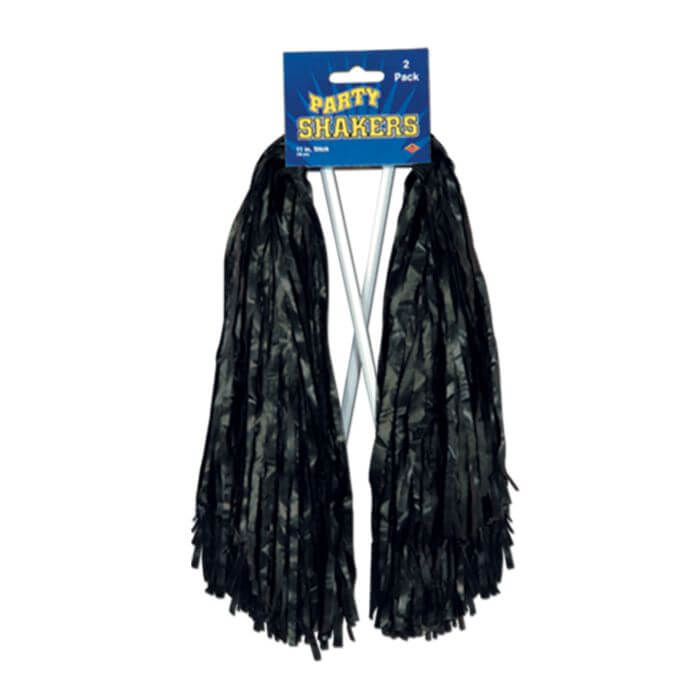 Pompones Shakers Black (2-pack)