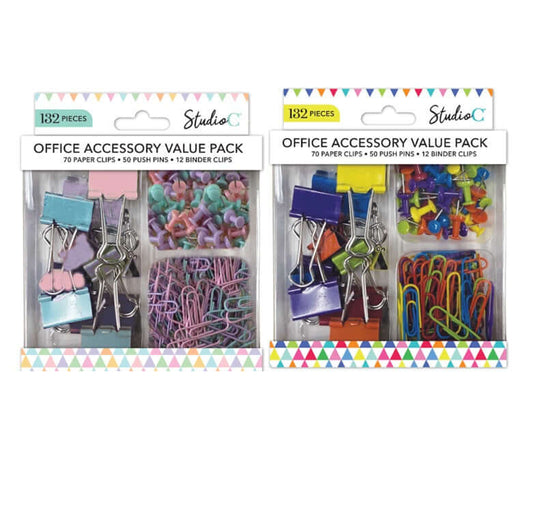 Office Accessory Clips Pack