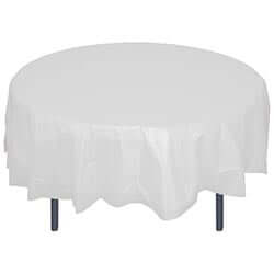 Round Plastic Table Cover