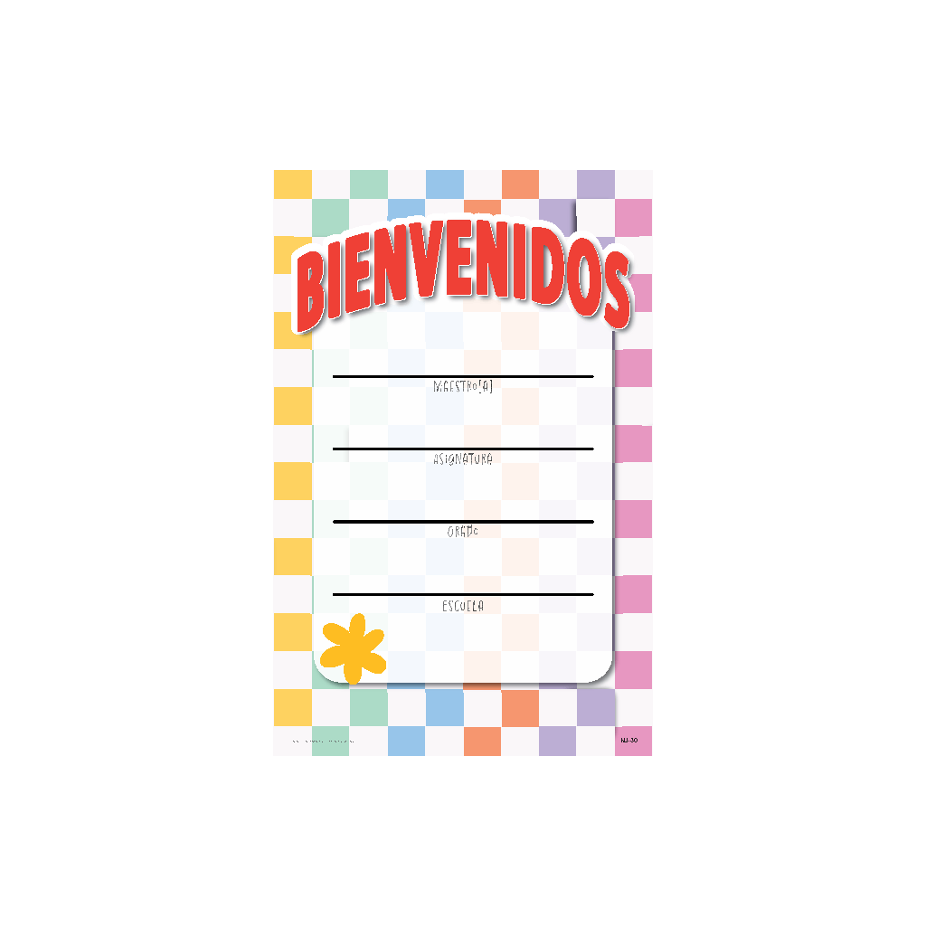 Poster Bienvenidos 11"x17"