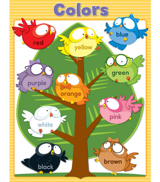 Owl Pals Colors Chart