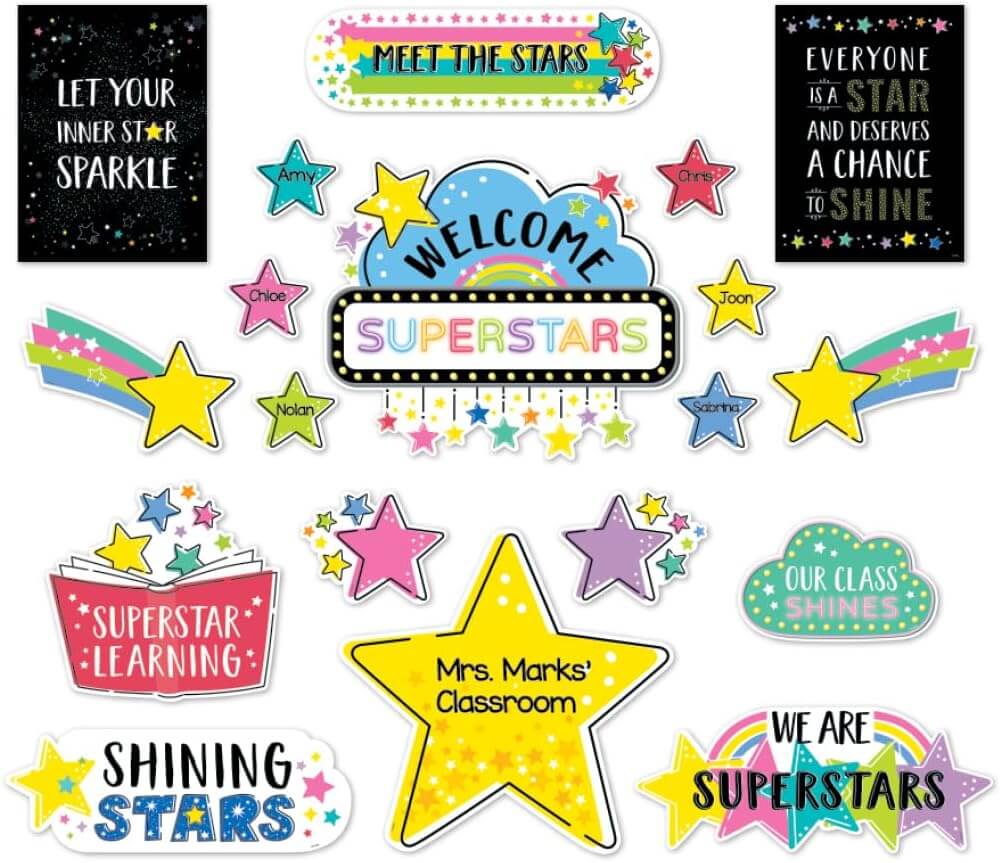 Star Bright Shine Bright Bulletin Board