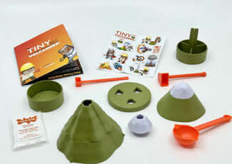 Figurines Tiny Volcanoes