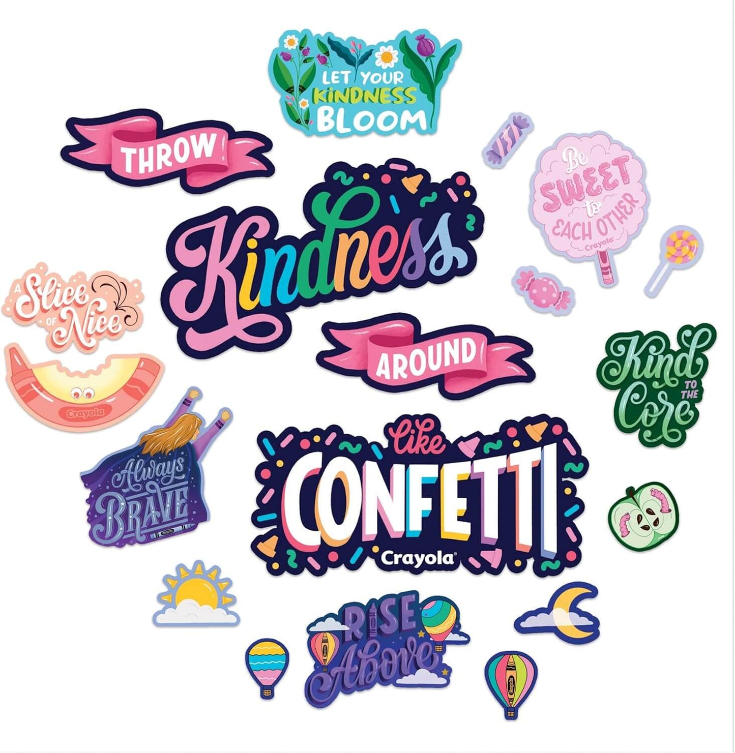 Crayola Colors of Kindness Classroom Bulletin Board Set