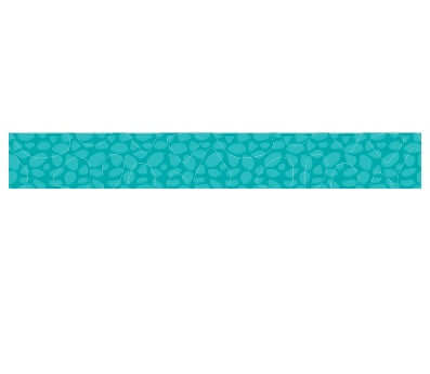 Deco Trim Dino Blue Scales