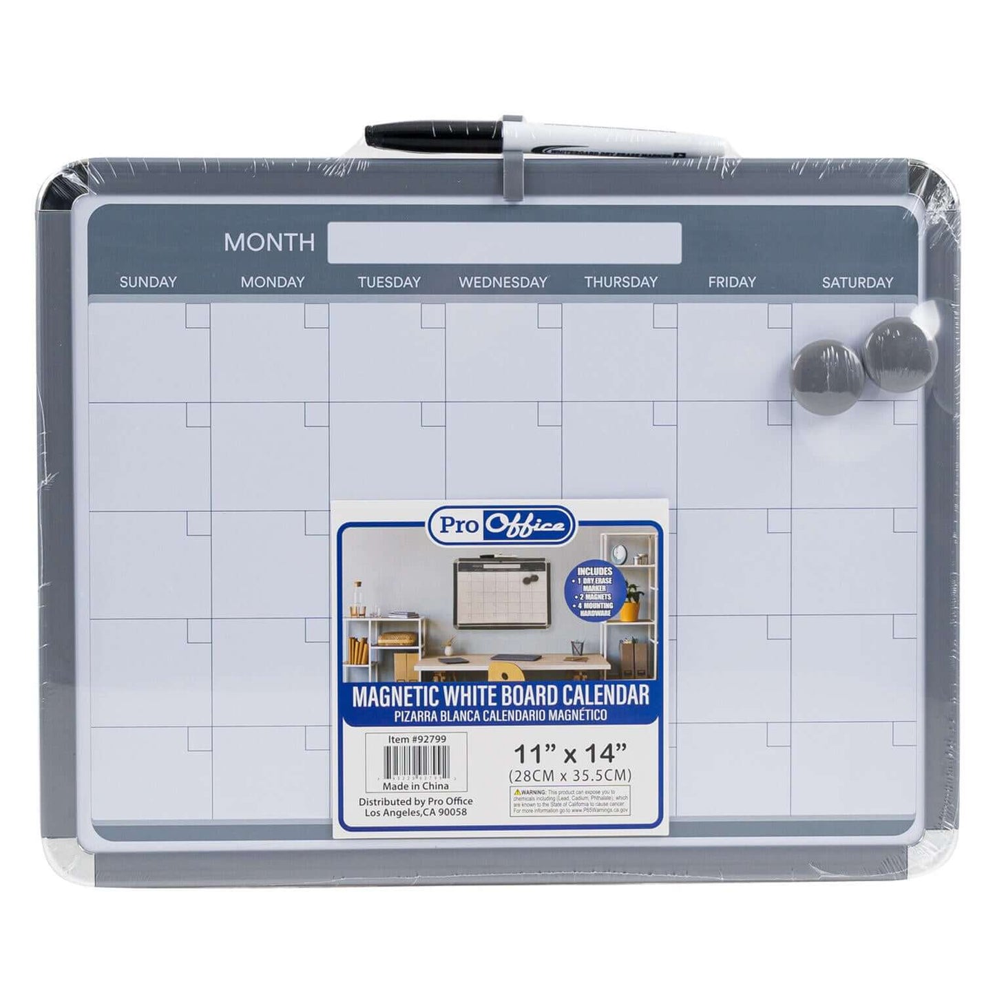 Calendar Board 11x14 Magnetic