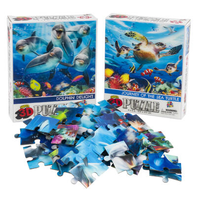 Puzzle 3D Sea Life