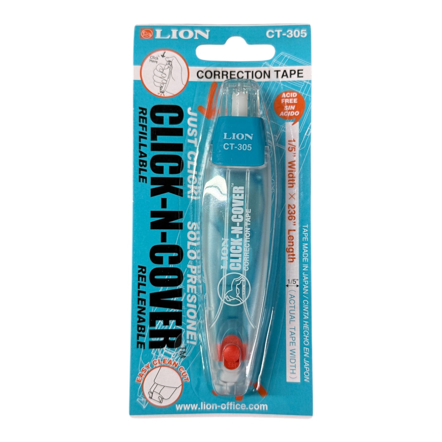 Correction Tape Click-N-Cover