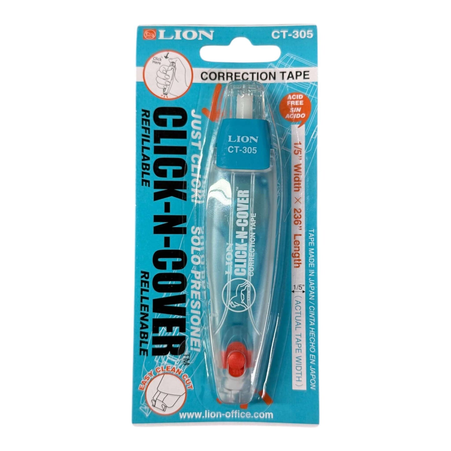 Correction Tape Click-N-Cover