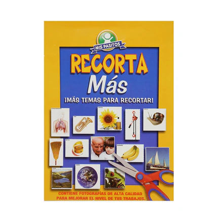 Libro de láminas: Recorta Más Preescolar