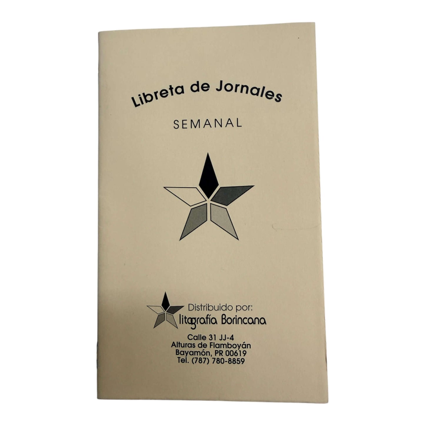 Libreta de Jornales - semanal
