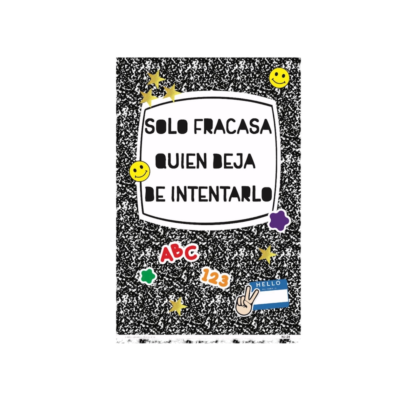 Poster Solo Fracasa Quien Deja de Intentarlo 11"x17"