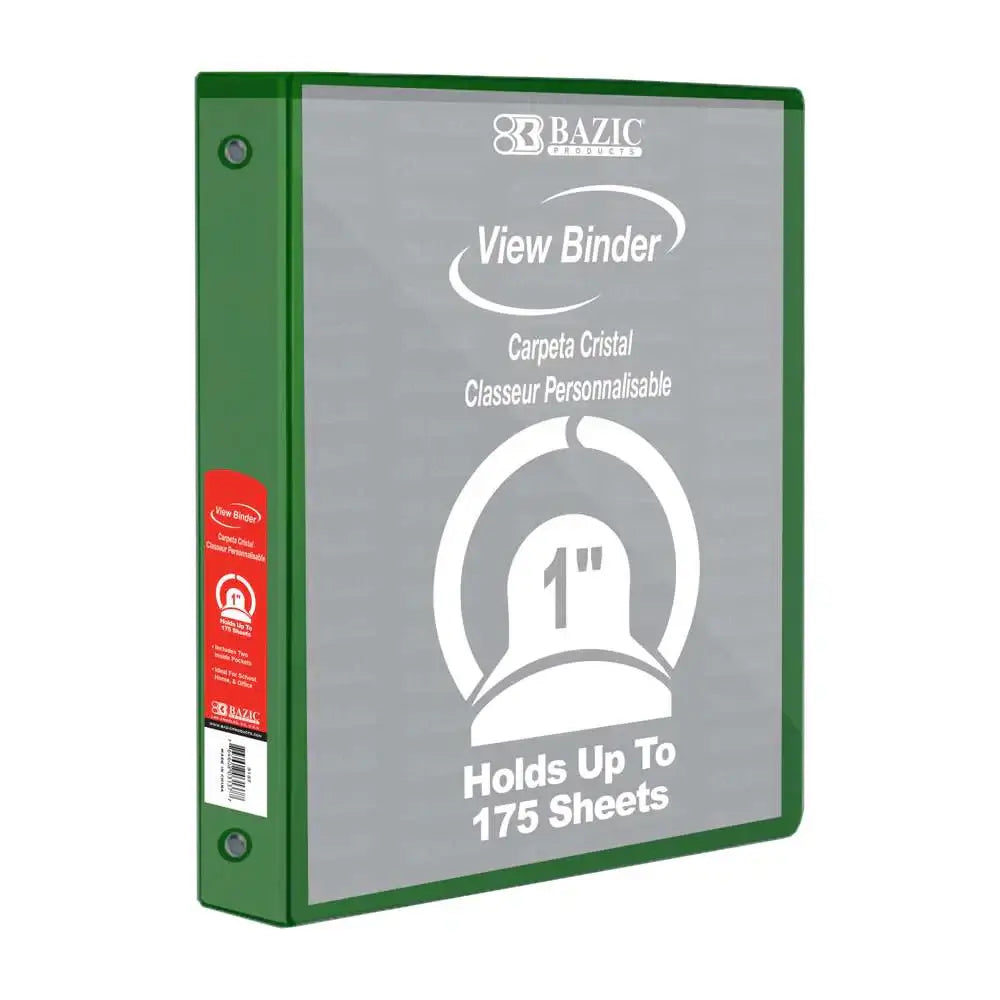 Binder View 1" Green