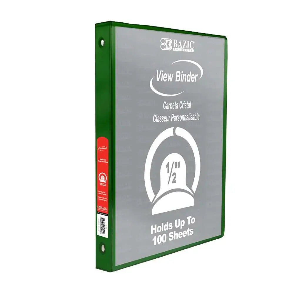 Binder View 1/2" Green