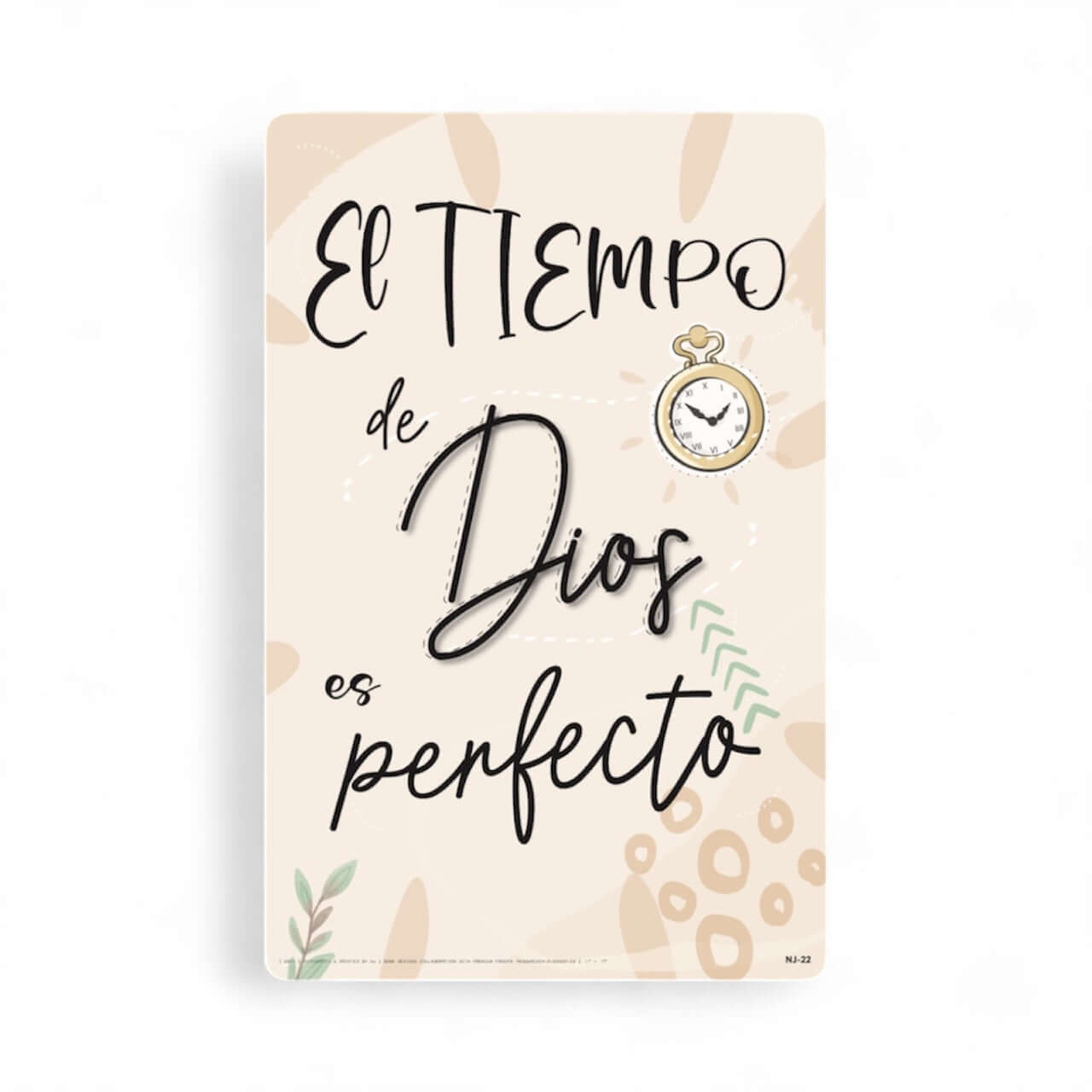 Poster El Tiempo de Dios es perfecto 11"x17"