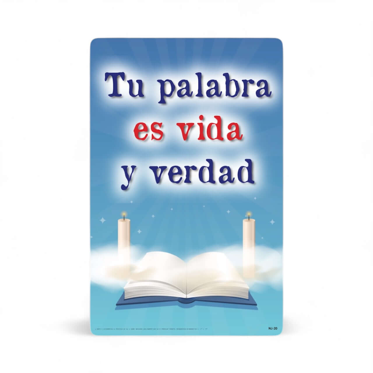 Poster Tu palabra es vida y verdad 11"x17"