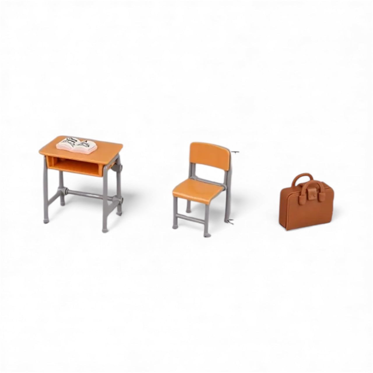Miniature classroom desk + chair