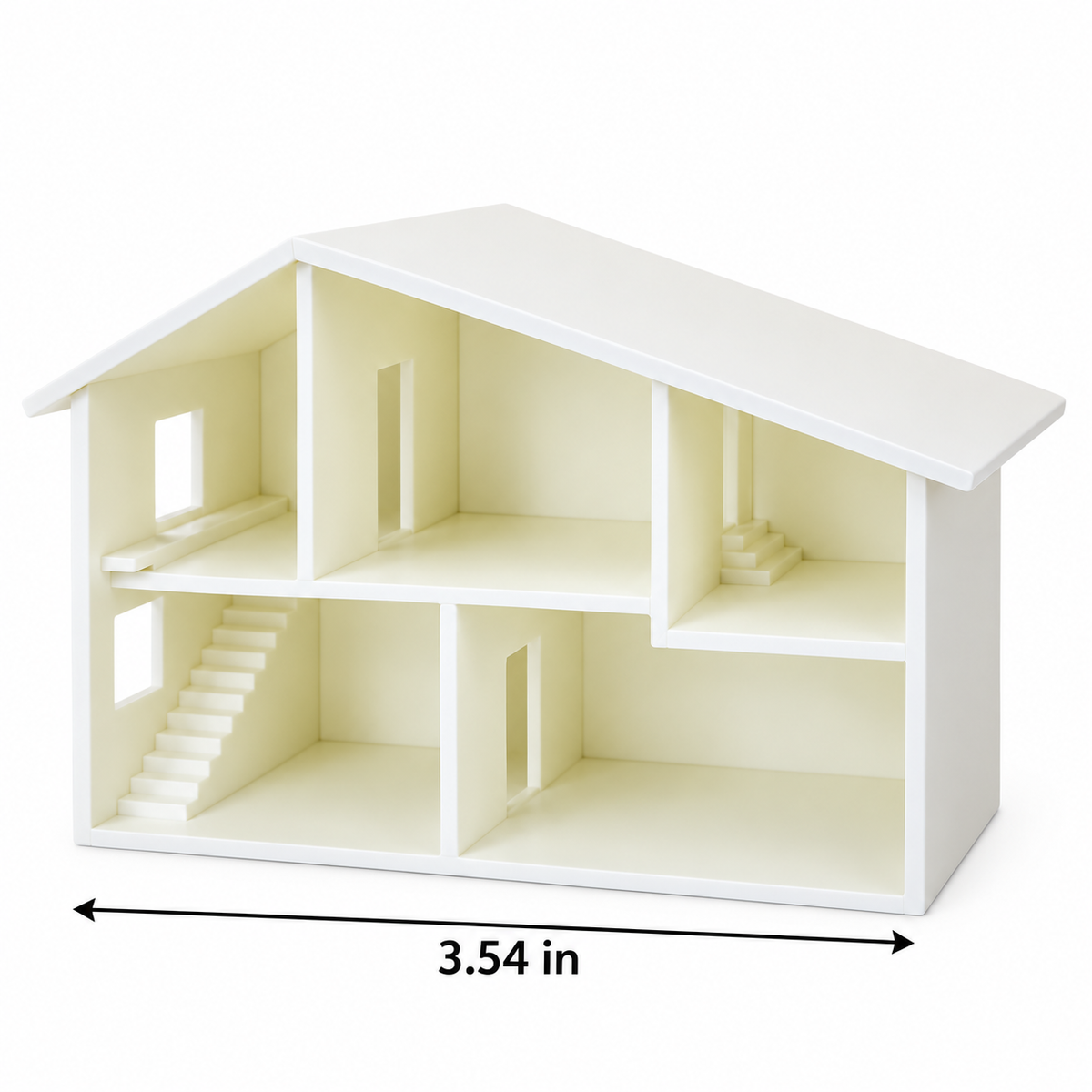 Casa plástica para maquetas