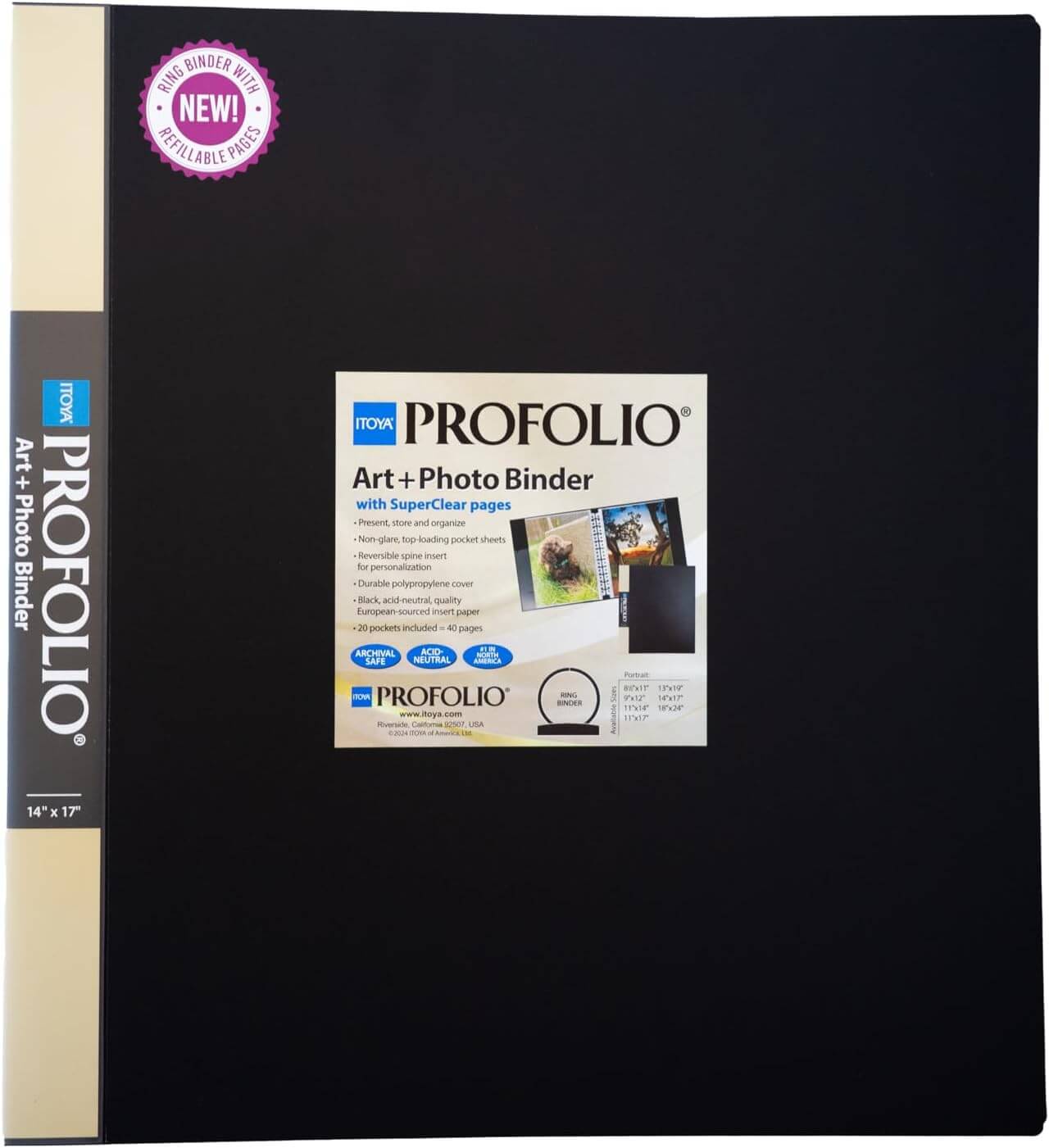 Profolio 14x17" Art & Photo Binder