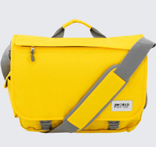 Thomas Laptop Messenger Bag - Tangerine Yellow