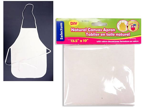 Kids Apron Natural Canvas