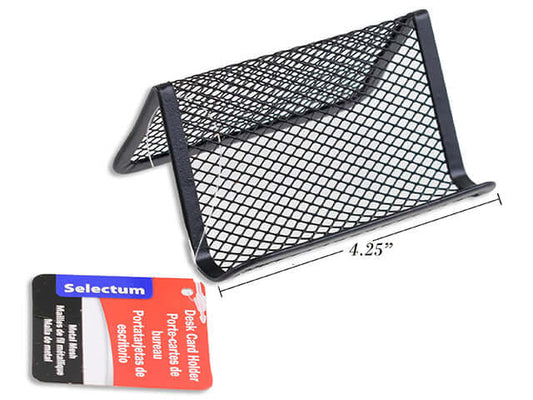Desk Card Holder Metal Mesh