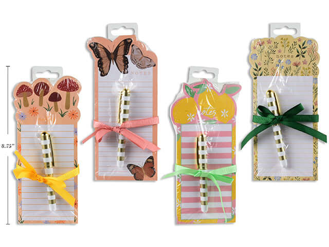 Magnetic Note Pad w/Pen