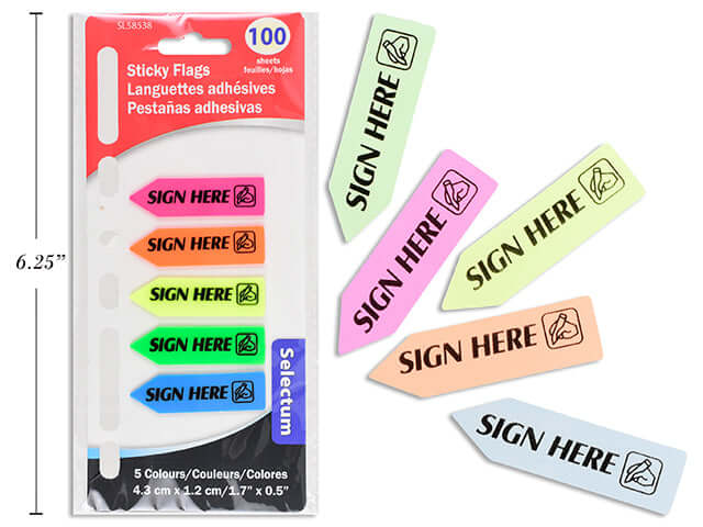 Sign Here Flags