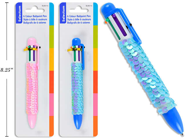 Sequin Pen 6-Color