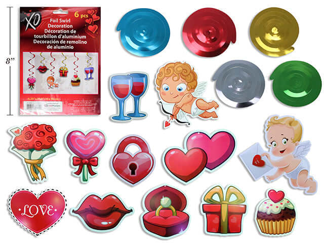 Foil Swirl Decoration