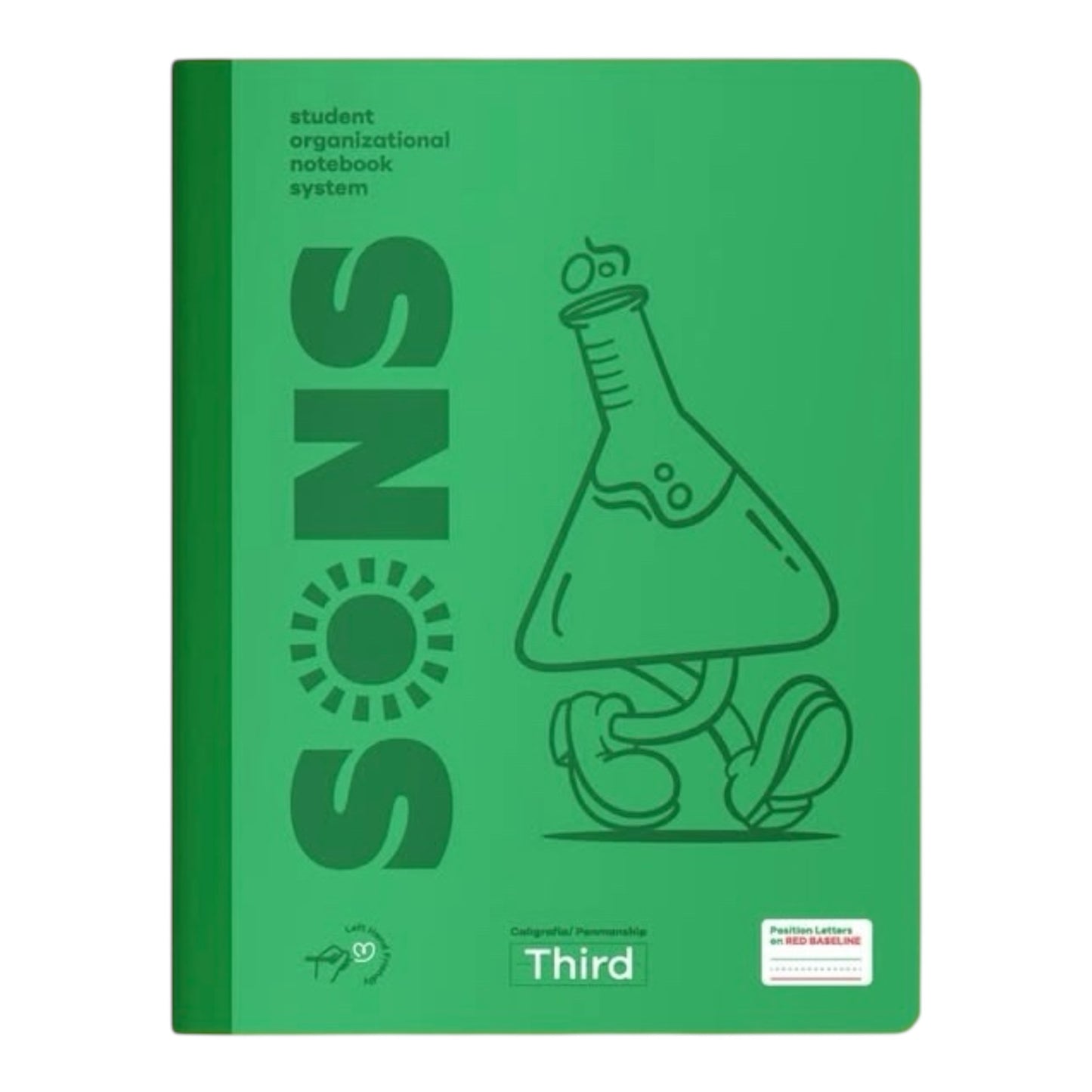 Notebook green sons_libreta linea third color verde